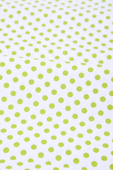 CraftsFabrics 8Pcs Colorful Polka Dots 100% Cotton Fabric Squares