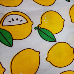 CraftsFabrics 8pcs Multi Color Twill Mixed Fruits Cotton Fabric Squares