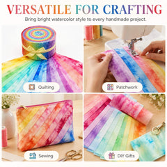 CraftsFabrics 2,5 Zoll 20 Stück Cartoon-Tiere Kinderstoff-Jelly-Rolls-Streifen