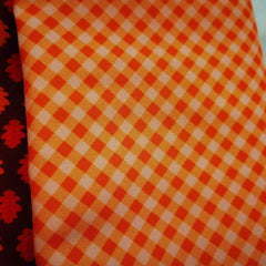 CraftsFabrics 10pcs 50cm x 50cm Assorted Brown Fall Fabric Fat Quarters Bundle Polycotton Fabric