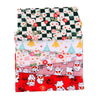 CraftsFabrics Lot de 5 carrés de tissu d'emballage en coton de style japonais 20 x 25 cm pour patchwork, couture et bricolage 