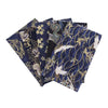 CraftsFabrics Lot de 5 carrés de tissu d'emballage en coton de style japonais 20 x 25 cm pour patchwork, couture et bricolage 