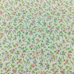 CraftsFabrics 8Pcs Green Floral Cotton Fabric Bundle Precut Fat Squares for Quilting, Crafting, Sewing, Patchwork