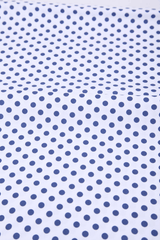 CraftsFabrics 8Pcs Colorful Polka Dots 100% Cotton Fabric Squares