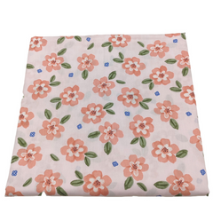 CraftsFabrics 8pcs Precut Pink Floral 100% Cotton Fabrics for DIY Craft Hand Sewing Patchwork Art Home