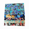 CraftsFabrics Lot de 5 carrés de tissu d'emballage en coton de style japonais 20 x 25 cm pour patchwork, couture et bricolage 