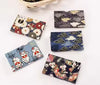 CraftsFabrics Lot de 5 carrés de tissu d'emballage en coton de style japonais 20 x 25 cm pour patchwork, couture et bricolage 