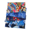 CraftsFabrics Lot de 5 carrés de tissu d'emballage en coton de style japonais 20 x 25 cm pour patchwork, couture et bricolage 