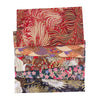 CraftsFabrics Lot de 5 carrés de tissu d'emballage en coton de style japonais 20 x 25 cm pour patchwork, couture et bricolage 