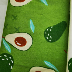 CraftsFabrics 8pcs Multi Color Twill Mixed Fruits Cotton Fabric Squares