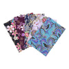 CraftsFabrics Lot de 5 carrés de tissu d'emballage en coton de style japonais 20 x 25 cm pour patchwork, couture et bricolage 