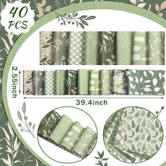CraftsFabrics 2,5 Zoll 20 Stück Cartoon-Tiere Kinderstoff-Jelly-Rolls-Streifen
