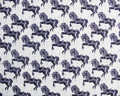 Little Johnny Carousel Horses 100% Cotton 149cm Wide Digitally Printed Cotton Fabric Ideal For Crafting, Sewing, Home Décor and Kid's Craft