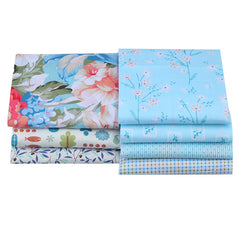 CraftsFabrics 8pcs/Lot 50cmx40cm Floral Breeze Fat Quarters 100% Cotton Precut Craft Fabric Squares for Quilting, , Crafts, DIY Projects