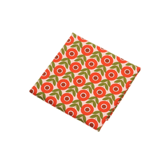 CraftsFabrics Lot de 7 tissus vintage Wildflower Wonders style rétro années 70 100 % coton 50 x 40 cm de large pour quilting, scrapbooking et patchwork