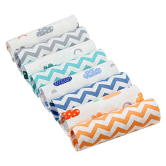 CraftsFabrics 8pcs/Lot 50cmx40cm Sky Dreams Fat Quarters Bundle 100% Cotton Precut Craft Fabric Squares for Quilting, Crafts, DIY Projects