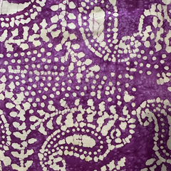 John Louden Pink Batik Paisley 100% Cotton 110cm Wide Cotton Fabric for Sewing, Quilting, Dressmaking, Skirts and Shirts