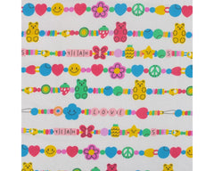 Joyful Beadwork 100% Cotton Printed Fabric