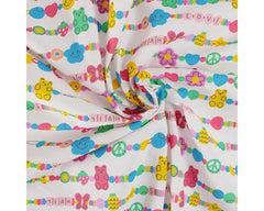 Joyful Beadwork 100% Cotton Printed Fabric