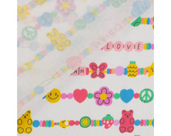 Joyful Beadwork 100% Cotton Printed Fabric