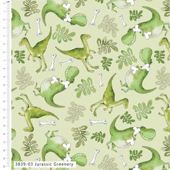 Little Dinosaur by Susan Wheeler 100% Cotton Quilting Fabric