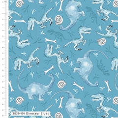 Little Dinosaur by Susan Wheeler 100% Cotton Quilting Fabric