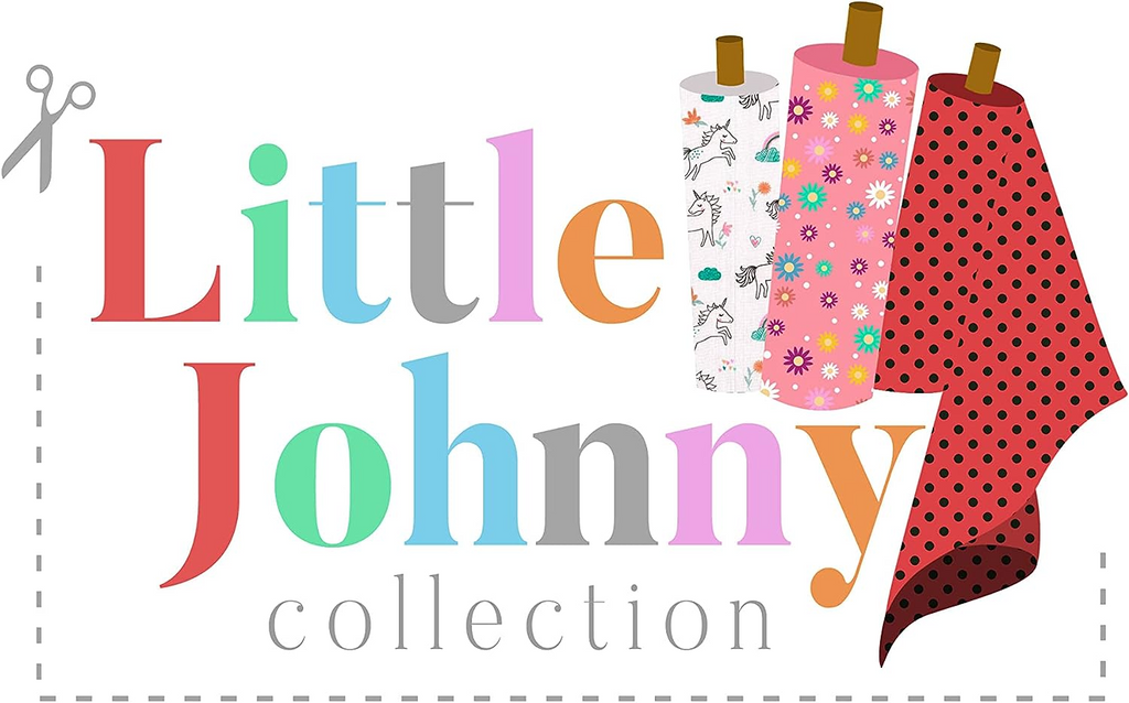 Little Johnny Players Playing Football Blue 100% Cotton 150cm Wide Dig ...