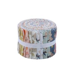 CraftsFabrics 2.5'' x 44'' 20pcs Nature Tales Jelly Rolls 100% Cotton Pre-Cut Fabric for Quilting, Scrapbooking, Arts & Crafts, Patchwork