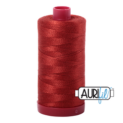 Aurifil Mako Cotton Thread Solid 12wt 100% Long Staple Mercerized Egyptian Cotton 1422yds Pumpkin Spice