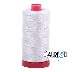 Aurifil 12wt Thread – 100% Cotton – 356 yd – Dove - #2600