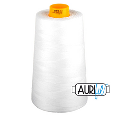 Aurifil Mako Cotton 3-Ply Longarm Thread 40wt 3280yds Cone, White