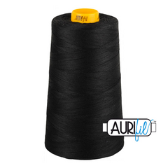 Aurifil Mako Cotton 3-Ply Longarm Thread 40wt 3280yds Cone, Black