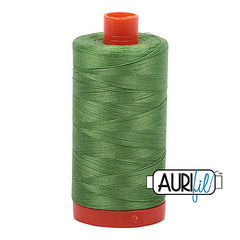 Aurifil Mako 12wt Cotton Thread 356 Yards - Grass Green #1114