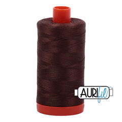 Aurifil Mako Cotton Thread Solid 50wt (1422 Yards / 1300 Meters) Medium Bark