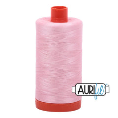Aurifil Mako Cotton Thread Solid 50WT Cotton Single Spool 1422 yd Ideal for Machine Embroidery, Quilting and Sewing - Magenta
