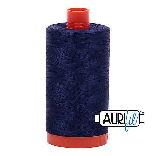 Aurifil Mako 12wt Cotton Thread 356 Yards - Midnight #2745