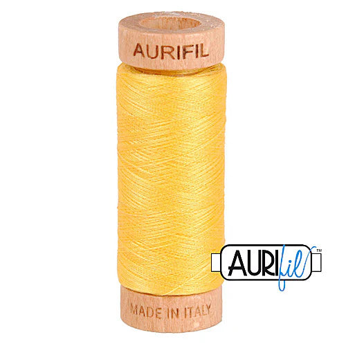 Aurifil Baumwoll-Mako-Garn, 80wt, 284 m, ideal zum Nähen, Quilten, Häkeln