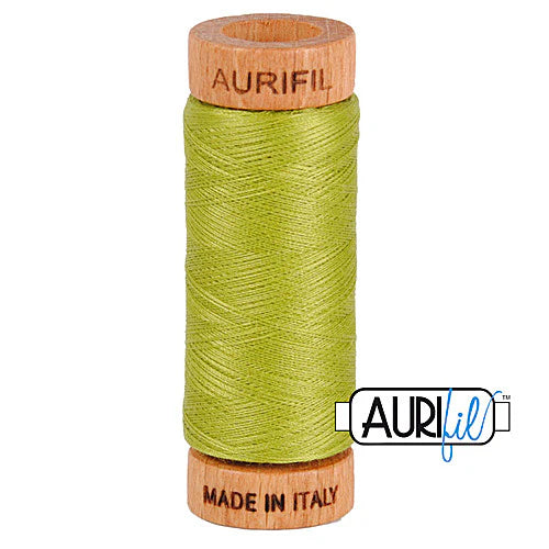 Aurifil Baumwoll-Mako-Garn, 80wt, 284 m, ideal zum Nähen, Quilten, Häkeln