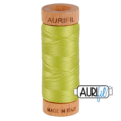 Aurifil Baumwoll-Mako-Garn, 80wt, 284 m, ideal zum Nähen, Quilten, Häkeln