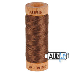 Aurifil Baumwoll-Mako-Garn, 80wt, 284 m, ideal zum Nähen, Quilten, Häkeln