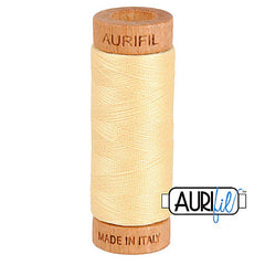 Aurifil Cotton Mako 80wt Thread 306 Yards for Sewing - Champagne #2105