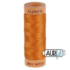 Aurifil Cotton Mako 80wt Thread 306 Yards for Sewing - Cinnamon #2155