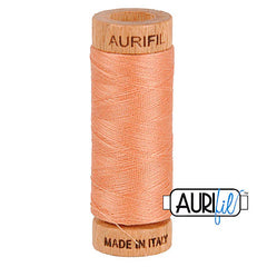 Aurifil Baumwoll-Mako-Garn, 80wt, 284 m, ideal zum Nähen, Quilten, Häkeln