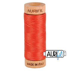 Fil Aurifil coton mako 80wt 306 yards, idéal pour la couture, le matelassage et le crochet