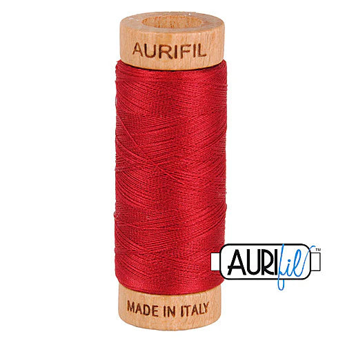 Fil Aurifil coton mako 80wt 306 yards, idéal pour la couture, le matelassage et le crochet