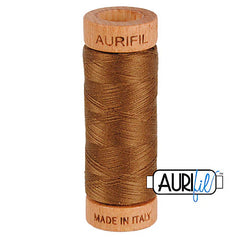 Fil Aurifil coton mako 80wt 306 yards, idéal pour la couture, le matelassage et le crochet