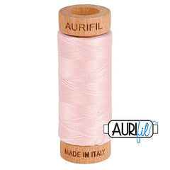 Fil Aurifil coton mako 80wt 306 yards, idéal pour la couture, le matelassage et le crochet