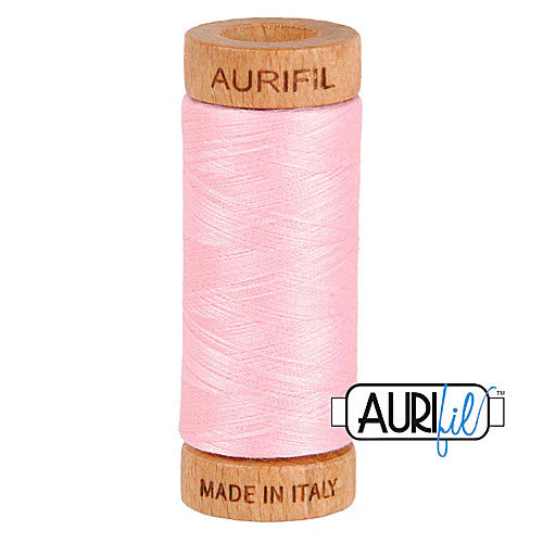 Fil Aurifil coton mako 80wt 306 yards, idéal pour la couture, le matelassage et le crochet