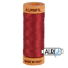 Fil Aurifil coton mako 80wt 306 yards, idéal pour la couture, le matelassage et le crochet