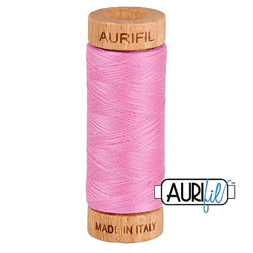 Fil Aurifil coton mako 80wt 306 yards, idéal pour la couture, le matelassage et le crochet